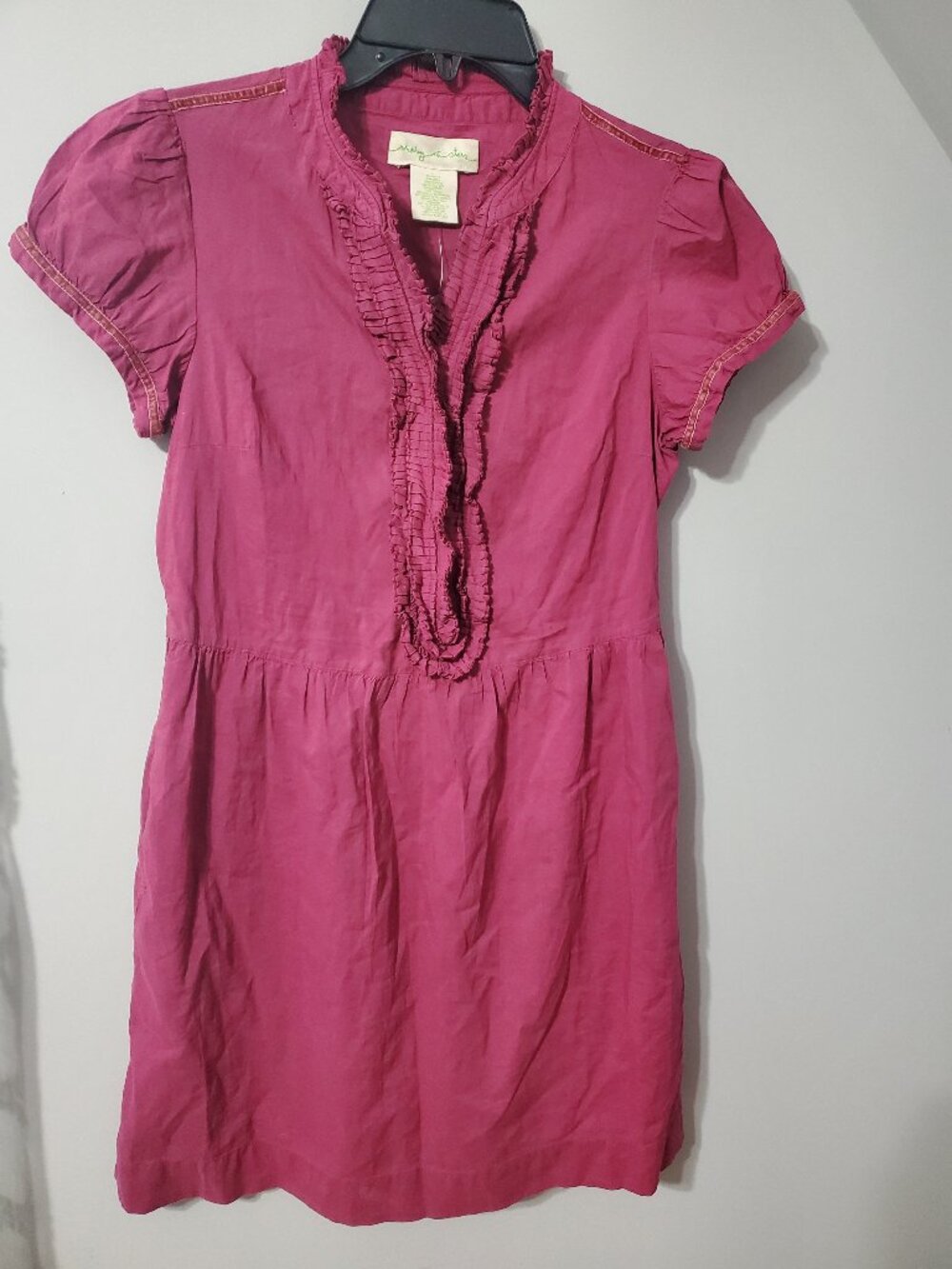 Urban Outfitters Staring at Stars Short Sleeve Tunic Dress Size L 100% Cotton
